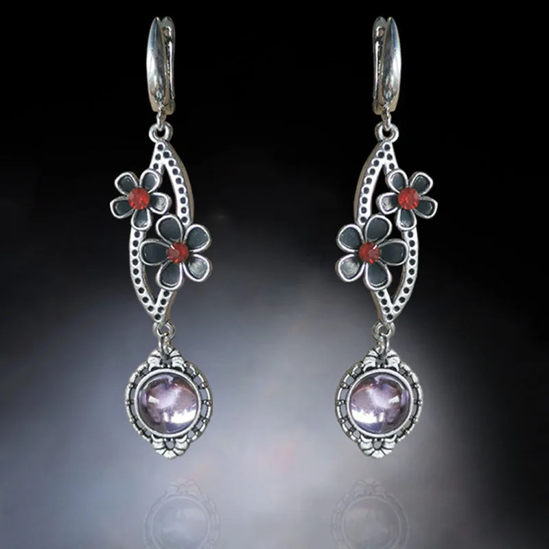 Delicate Natural Moonstone Drop Earrings Charms Floral Dangle Earrings For Women Bohemian Ethnic Flower Pendant Earrings
Delicate Natural Moonstone Drop Earrings Charms Floral Dangle Earrings For Women Bohemian Ethnic Flower Pendant Earrings