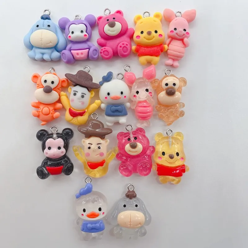 10pcs New Disney Cute Cartoon Mickey Tigger Animal Charm Resin DIY Pendant Earrings Necklace Keychain Jewelry Accessories
10pcs New Disney Cute Cartoon Mickey Tigger Animal Charm Resin DIY Pendant Earrings Necklace Keychain Jewelry Accessories