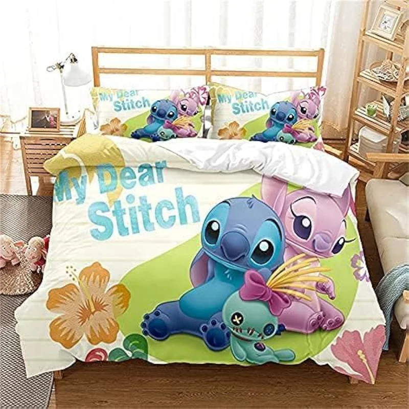 Cartoon Anime Stitch and Lilo Duvet Cover Set Children Duvet Cover Bedding Set Quilt Cover Children Adult Bedroom Decoration
Cartoon Anime Stitch and Lilo Duvet Cover Set Children Duvet Cover Bedding Set Quilt Cover Children Adult Bedroom Decoration
