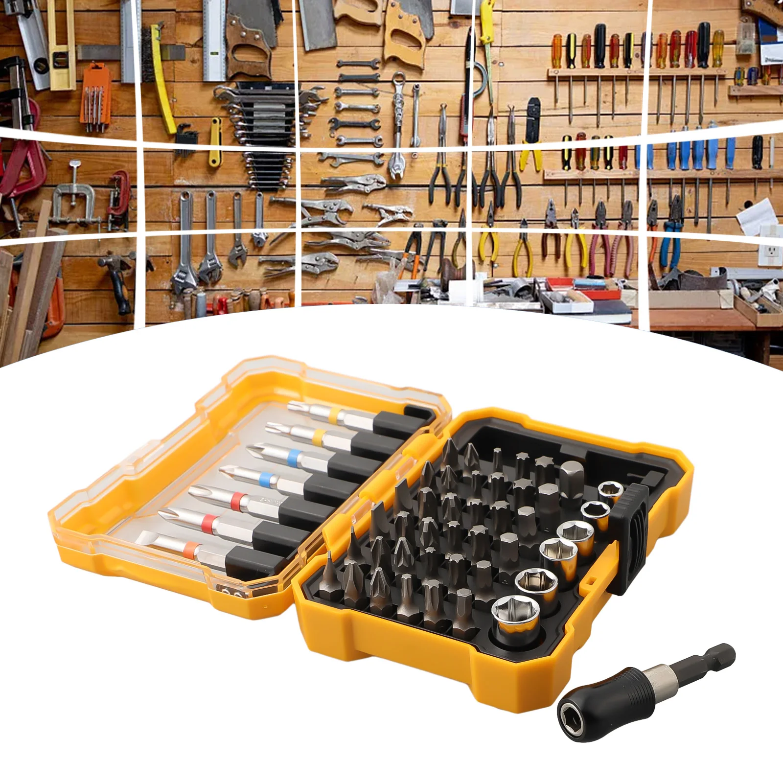 50pcs Screwdriver Bit Set Magnetic Hex Torx Bits With Storage Case Electric Screwdriver Socket Adapter For Home Repair Tool
50pcs Screwdriver Bit Set Magnetic Hex Torx Bits With Storage Case Electric Screwdriver Socket Adapter For Home Repair Tool