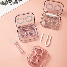 Transparent Companion Box Cosmetic Double Box Contact Lens Case Without Screwing The Lid Portable Mini Contact Lens Case
Transparent Companion Box Cosmetic Double Box Contact Lens Case Without Screwing The Lid Portable Mini Contact Lens Case