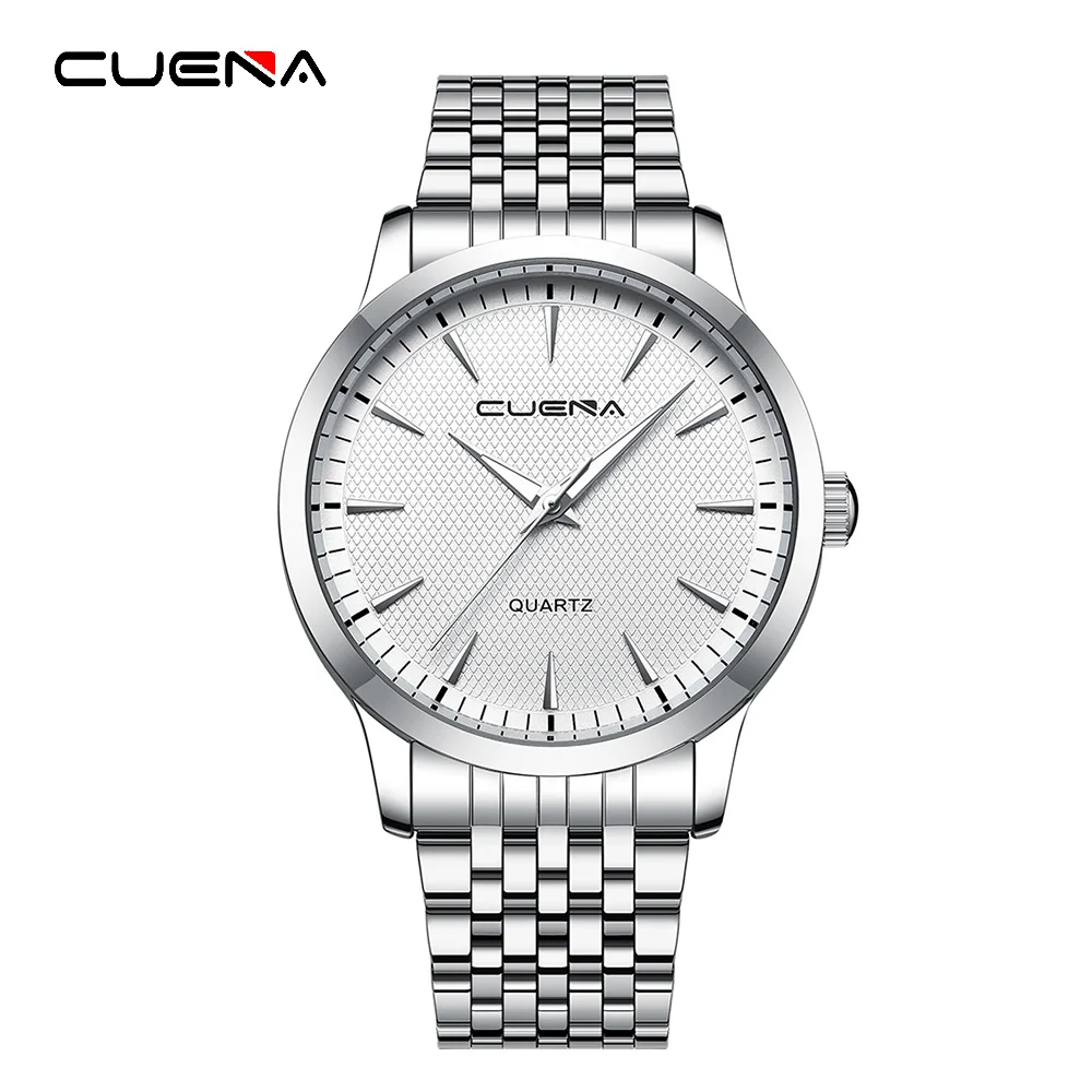 

CUENA Casual Quartz Watch Men's Watches Top Luxury Brand Famous Wrist Watch Male Clock For Men Saat Hodinky Relogio Masculino