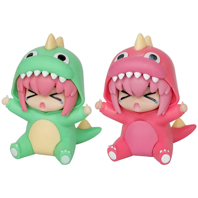 

Kawaii Bocchi The Rock! Anime Figure Dinosaurs Bocchi Action Figure Hitori Goto Figurine Collectible Model Doll Toy Gifts