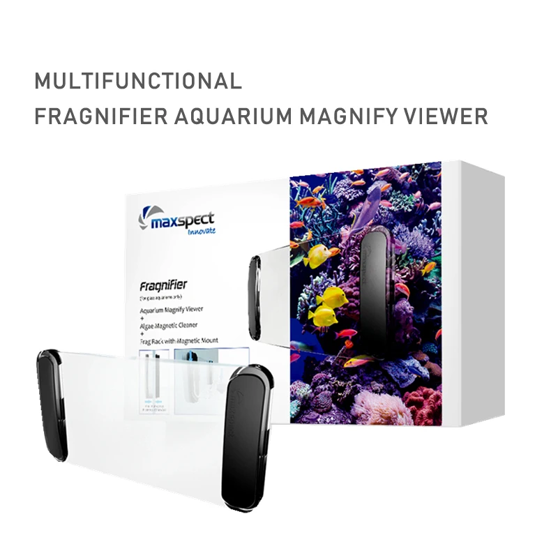Multifunctional Fragnifier Aquarium Magnify Viewer Algae Megnetic Brush Frag Rack With Magnetic Mount For Fish Tank Cleaner
Multifunctional Fragnifier Aquarium Magnify Viewer Algae Megnetic Brush Frag Rack With Magnetic Mount For Fish Tank Cleaner