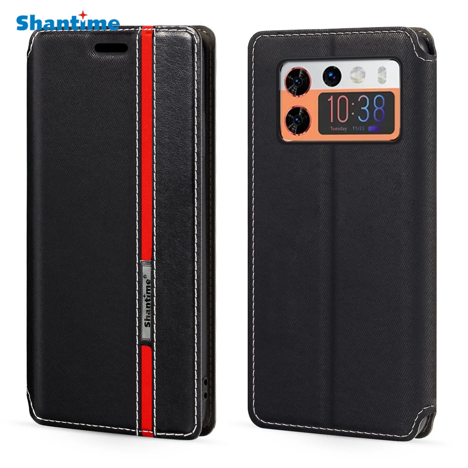 

For Doogee V20S Case Fashion Multicolor Magnetic Closure Leather Flip Case Cover with Card Holder 6.43 inches