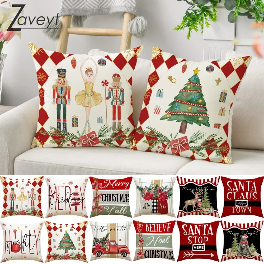 Red Cartoon The Nutcracker Cushion Cover 2024 New Christmas Throw Pillowcase Rhombus 40x40/45x45/50x50/60x60cm Linen Pillowcover
Red Cartoon The Nutcracker Cushion Cover 2024 New Christmas Throw Pillowcase Rhombus 40x40/45x45/50x50/60x60cm Linen Pillowcover