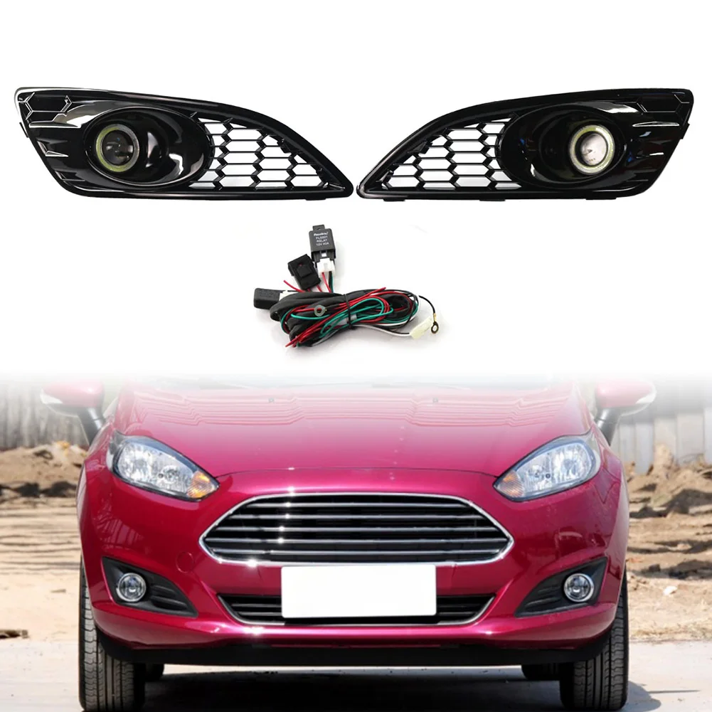 2X Car Front Bumper Side LED Fog Lamp Grille Cover For Ford Fiesta 2012 2013 2014 2015 2016 Left & Right White Lights
2X Car Front Bumper Side LED Fog Lamp Grille Cover For Ford Fiesta 2012 2013 2014 2015 2016 Left & Right White Lights