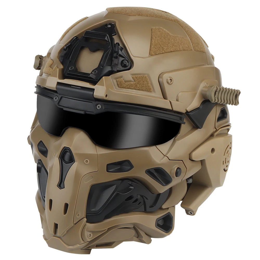 

Тактический шлем с полным покрытием, защитное охотничье снаряжение, военные шлемы для стрельбы, страйкбола, пейнтбола, Cs дрессировки