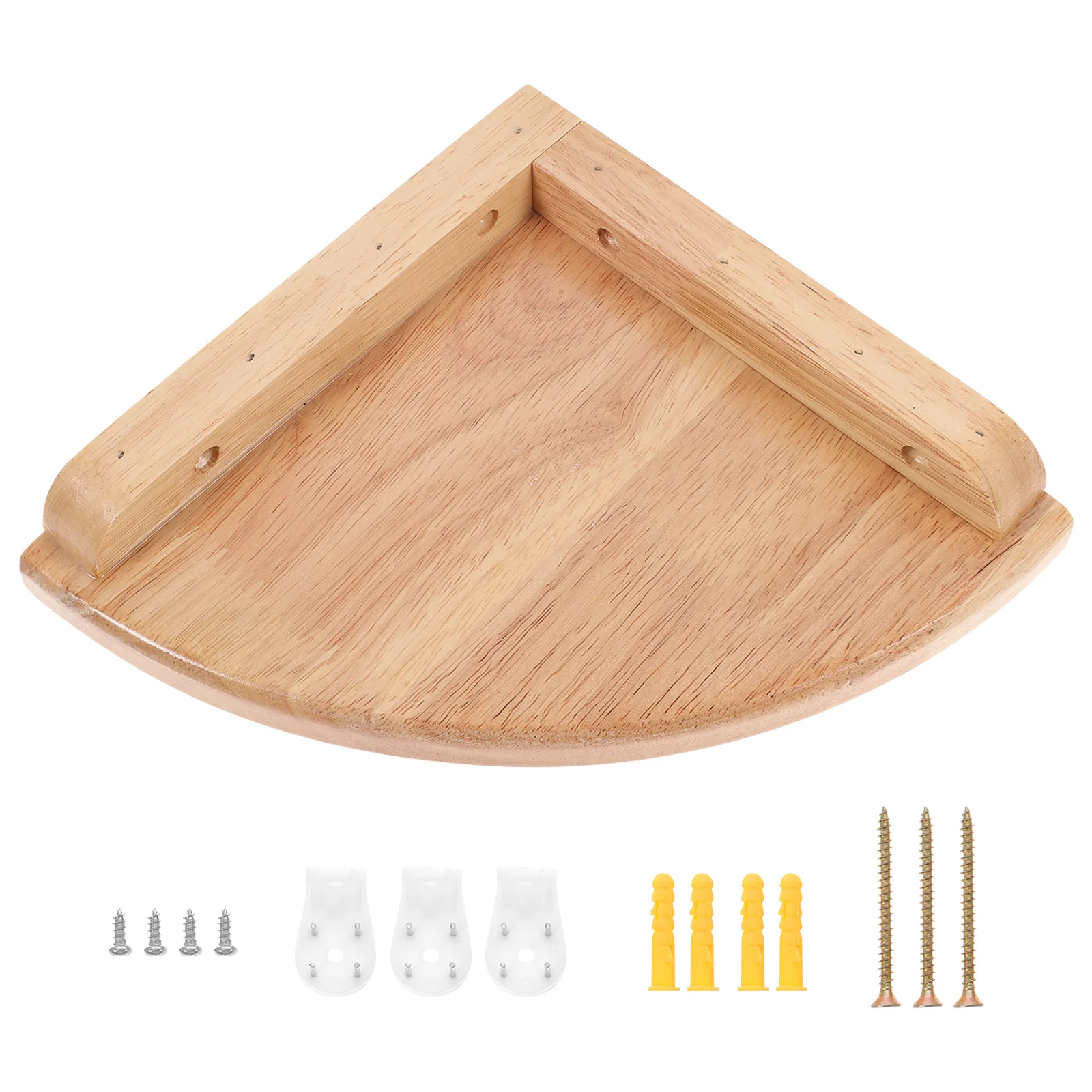 7/9 Inches White Oak Shelf Fan-Shape Wall Corner Shelf Practical Wall-mounted Corner Storage Rack for Home Bedroom Living Room
7/9 Inches White Oak Shelf Fan-Shape Wall Corner Shelf Practical Wall-mounted Corner Storage Rack for Home Bedroom Living Room