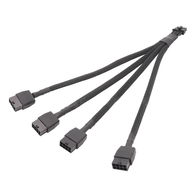 4x8-контактный разъем PCI-e на 16-контактный (12 + 4) PCI-e 0 12VHPWR разъемы, 16-контактный удлинительный кабель, с RTX4090
4x8-контактный разъем PCI-e на 16-контактный (12 + 4) PCI-e 0 12VHPWR разъемы, 16-контактный удлинительный кабель, с RTX4090