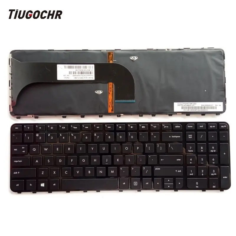 

New US laptop Keyboard for HP ENVY M6 M6T M6-1000 M6-1100 M6-1200 with frame