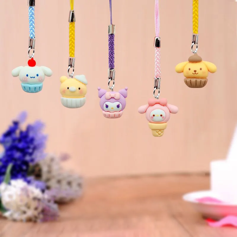 Sanrio Kuromi Cinnamoroll Pompom Purin Cartoon Cute Phone Case Lanyard Pudding Dog Yugui Dog Keychain Cartoon Cake Decoration
Sanrio Kuromi Cinnamoroll Pompom Purin Cartoon Cute Phone Case Lanyard Pudding Dog Yugui Dog Keychain Cartoon Cake Decoration