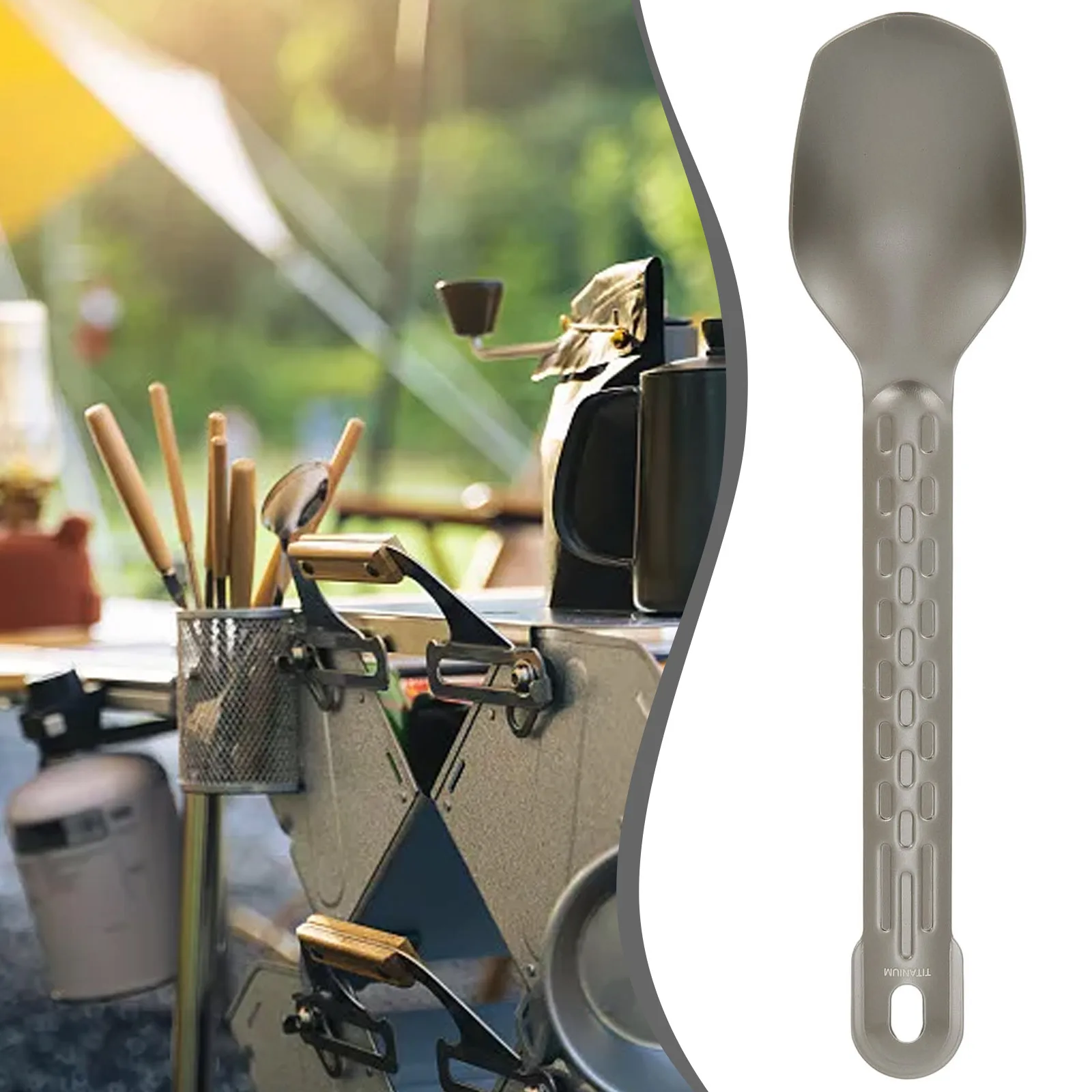 Titanium Spork Spoon Spoon Spork Camping Healthy Nonslip Handle Picnic Titanium Backpacking Camping Picnic Safe
Titanium Spork Spoon Spoon Spork Camping Healthy Nonslip Handle Picnic Titanium Backpacking Camping Picnic Safe