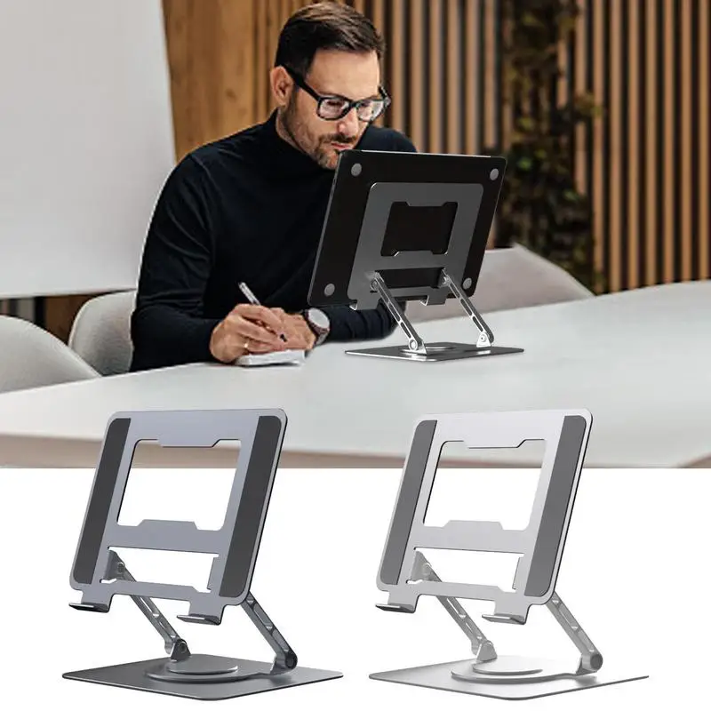 Adjustable Laptop Riser 360 Degree Rotating Desktop Tablet Support Stand Non Slip Aluminum Alloy Laptop Riser Foldable Holder
Adjustable Laptop Riser 360 Degree Rotating Desktop Tablet Support Stand Non Slip Aluminum Alloy Laptop Riser Foldable Holder