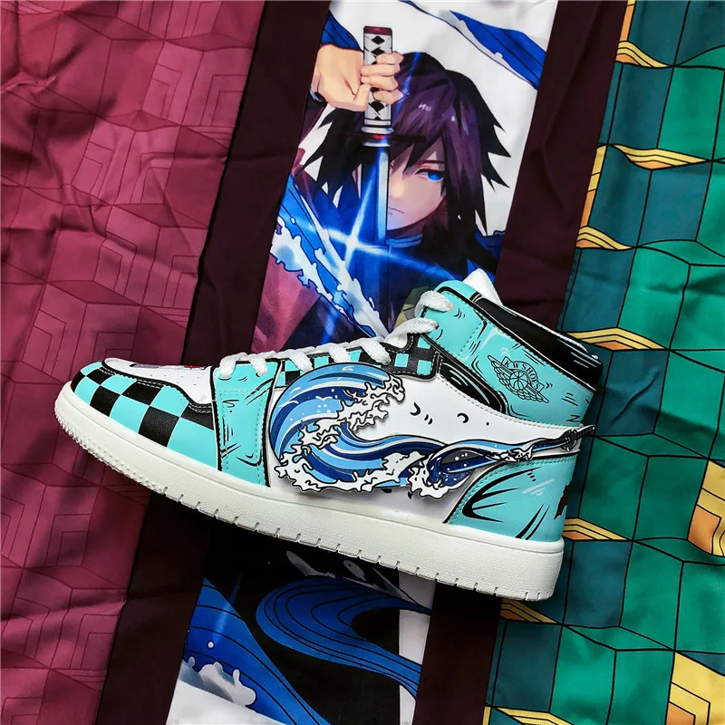 The new Korean version of the ghost of the blade of anime men's shoes cartoon teenage trend with high-top board shoes tide
The new Korean version of the ghost of the blade of anime men's shoes cartoon teenage trend with high-top board shoes tide