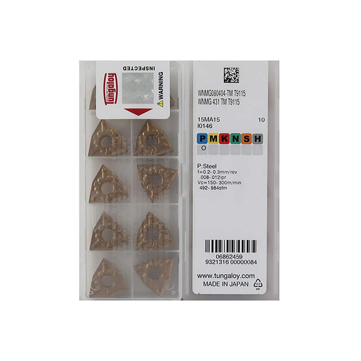 Tungaloy 100% Original WNMG WNMG08 WNMG080412 WNMG080408 WNMG080404 WNMG060408 TM T9115 Medium-Roughing Carbide Turning Inserts
Tungaloy 100% Original WNMG WNMG08 WNMG080412 WNMG080408 WNMG080404 WNMG060408 TM T9115 Medium-Roughing Carbide Turning Inserts