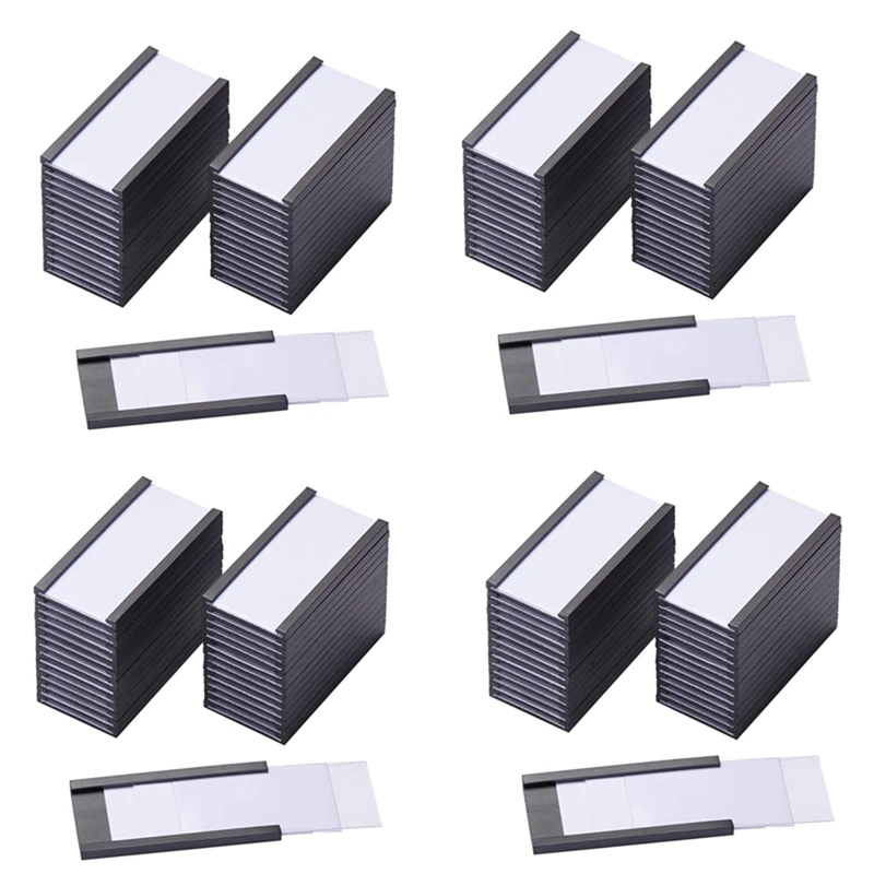 200Pcs Magnetic Label Holders With Magnetic Data Card Holders With Clear Plastic Protectors For Metal Shelf (1 X 2 Inch)
200Pcs Magnetic Label Holders With Magnetic Data Card Holders With Clear Plastic Protectors For Metal Shelf (1 X 2 Inch)