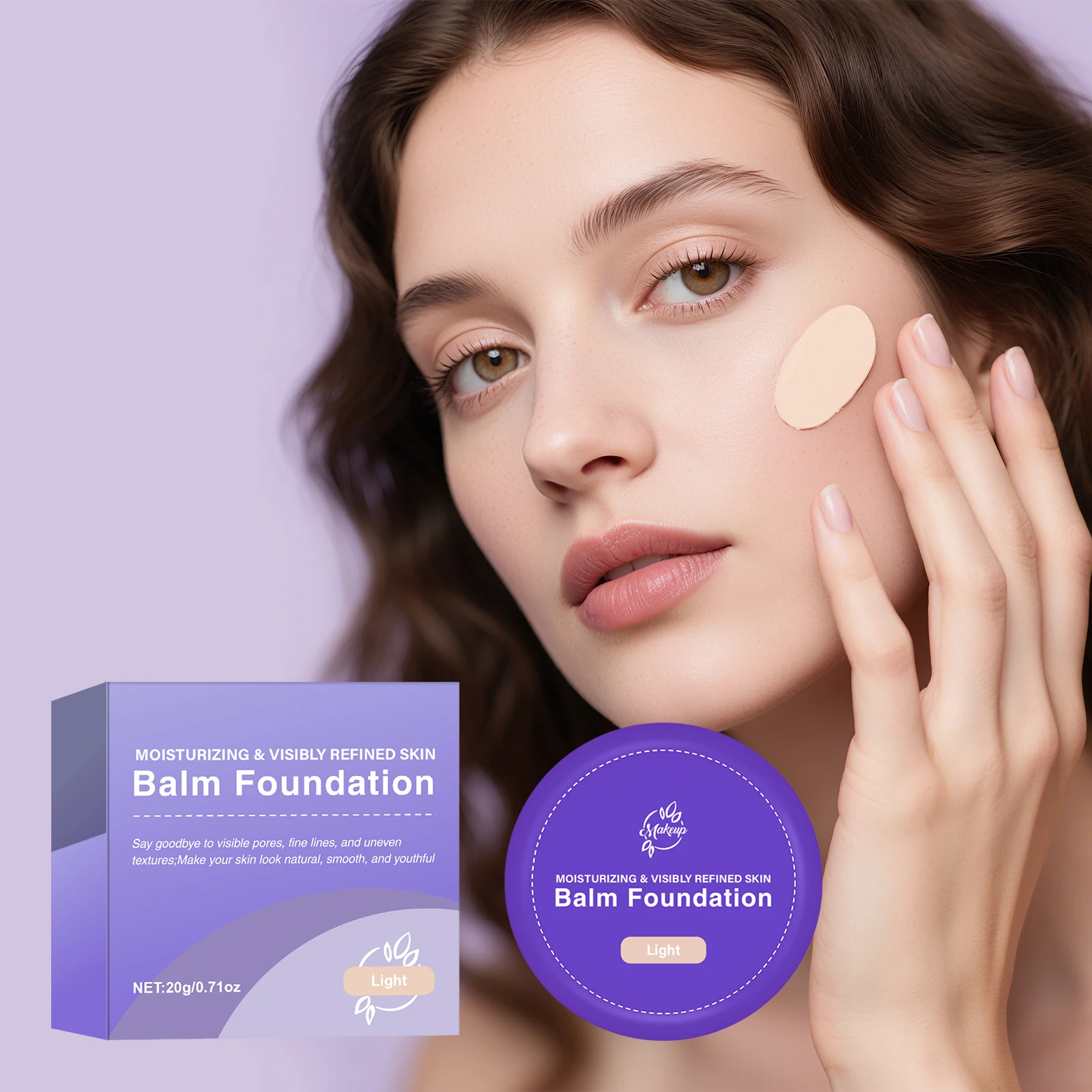 Concealer BB CC Cream with Powder Puff Full Coverage Makeup Base Foundation Waterproof Longwearing Oil-Control Concealer Make Up 1 S7fd20c8baf784857910029b176ac896b4
