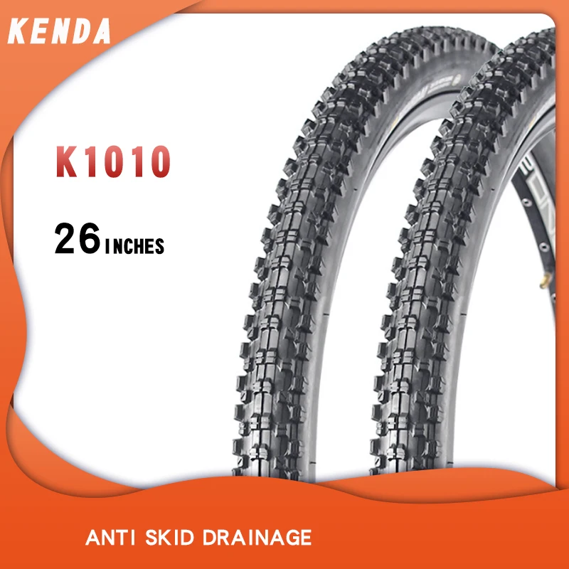 

KENDA K1010 MTB Bike Tire 26inch BMX Bicycle tyre 50-559 26*1.95 Steel wire 60TPI Mountain Folding bike tires