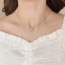 Niche Butterfly Necklace Female Clavicle Chain Temperament Design Sense Of Wild Simple Necklace Girls Elegant All-match Jewelry
Niche Butterfly Necklace Female Clavicle Chain Temperament Design Sense Of Wild Simple Necklace Girls Elegant All-match Jewelry