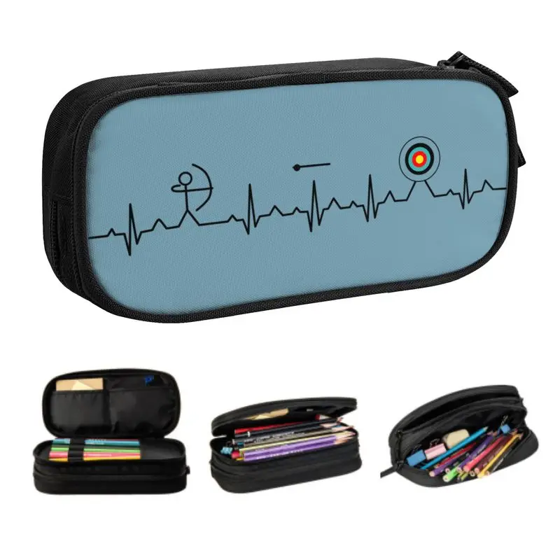 Archery Heartbeat Pencil Case for Girls Boys Big Capacity Archer Bow Hunting Lover Pen Bag Box Stationery
Archery Heartbeat Pencil Case for Girls Boys Big Capacity Archer Bow Hunting Lover Pen Bag Box Stationery