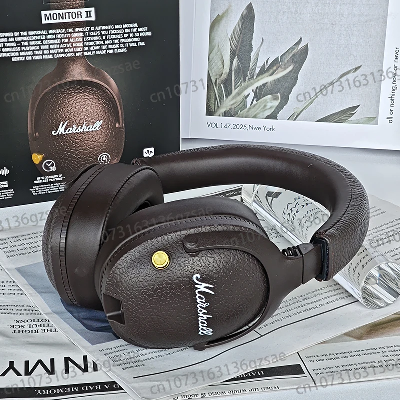 Marshall MONITOR II Wireless Bluetooth Headphones Heavy Bass Foldable Earphones Classic Rock Retro Music Microphone Headset Marshall MONITOR II Wireless Bluetooth Headphones Heavy Bass Foldable Earphones Classic Rock Retro Music Microphone Headset