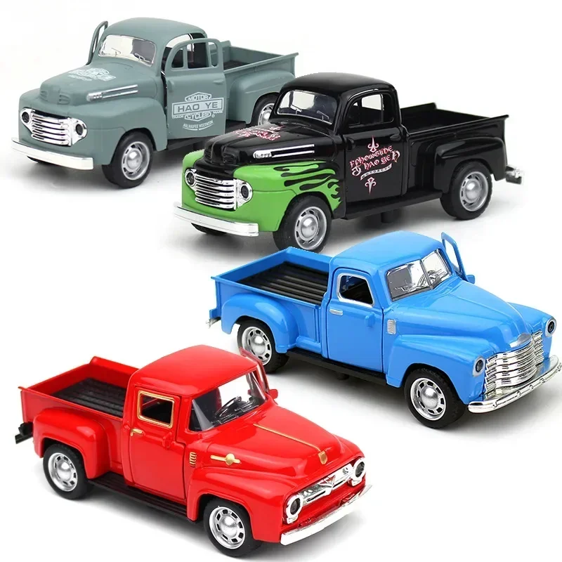 Classic Pickup Car 1/32 Scare Model Simulation Alloy Diecasts Pull Back Vehicle Toy For Boy Kids Gift Red Metal Truck Toy
Classic Pickup Car 1/32 Scare Model Simulation Alloy Diecasts Pull Back Vehicle Toy For Boy Kids Gift Red Metal Truck Toy