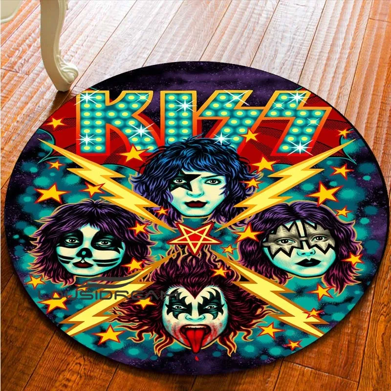 KISS American Rock Band Round Home Area Rug 3D Printed Living Room Bedroom Kitchen Bar Decorative Rug Kitchen Mats for Floor
KISS American Rock Band Round Home Area Rug 3D Printed Living Room Bedroom Kitchen Bar Decorative Rug Kitchen Mats for Floor