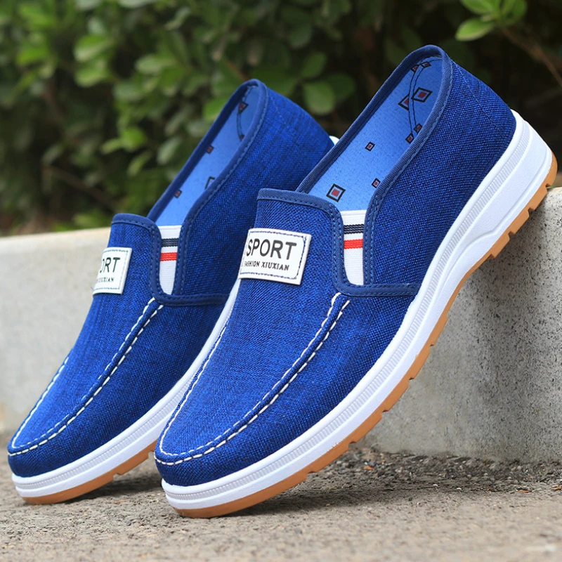 Men's Canvas Shoes Spring Autumn Korean Style Non-Slip Large Size Round Head Loafers Casual Work Slip-On Shoes
Men's Canvas Shoes Spring Autumn Korean Style Non-Slip Large Size Round Head Loafers Casual Work Slip-On Shoes