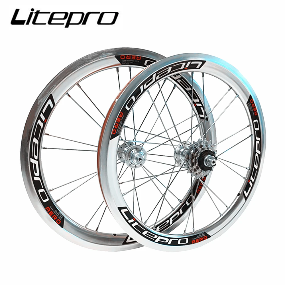Litepro 16 Inch 349 Wheels V Brake External 5 Speed Alloy Wheels Rims F74mm R95mm for Dahon D5 Sealed Bearing Wheels Folding Bik
Litepro 16 Inch 349 Wheels V Brake External 5 Speed Alloy Wheels Rims F74mm R95mm for Dahon D5 Sealed Bearing Wheels Folding Bik