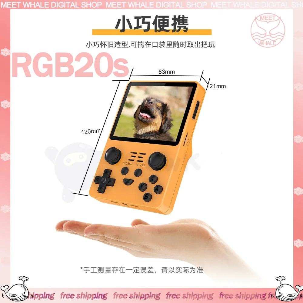 RGB20S Handheld Game Console Retro Portable Mini Open Source System Rk3326 3.5 Inch 4:3 Ips Screen PSP Kid Gamer Gifts
RGB20S Handheld Game Console Retro Portable Mini Open Source System Rk3326 3.5 Inch 4:3 Ips Screen PSP Kid Gamer Gifts