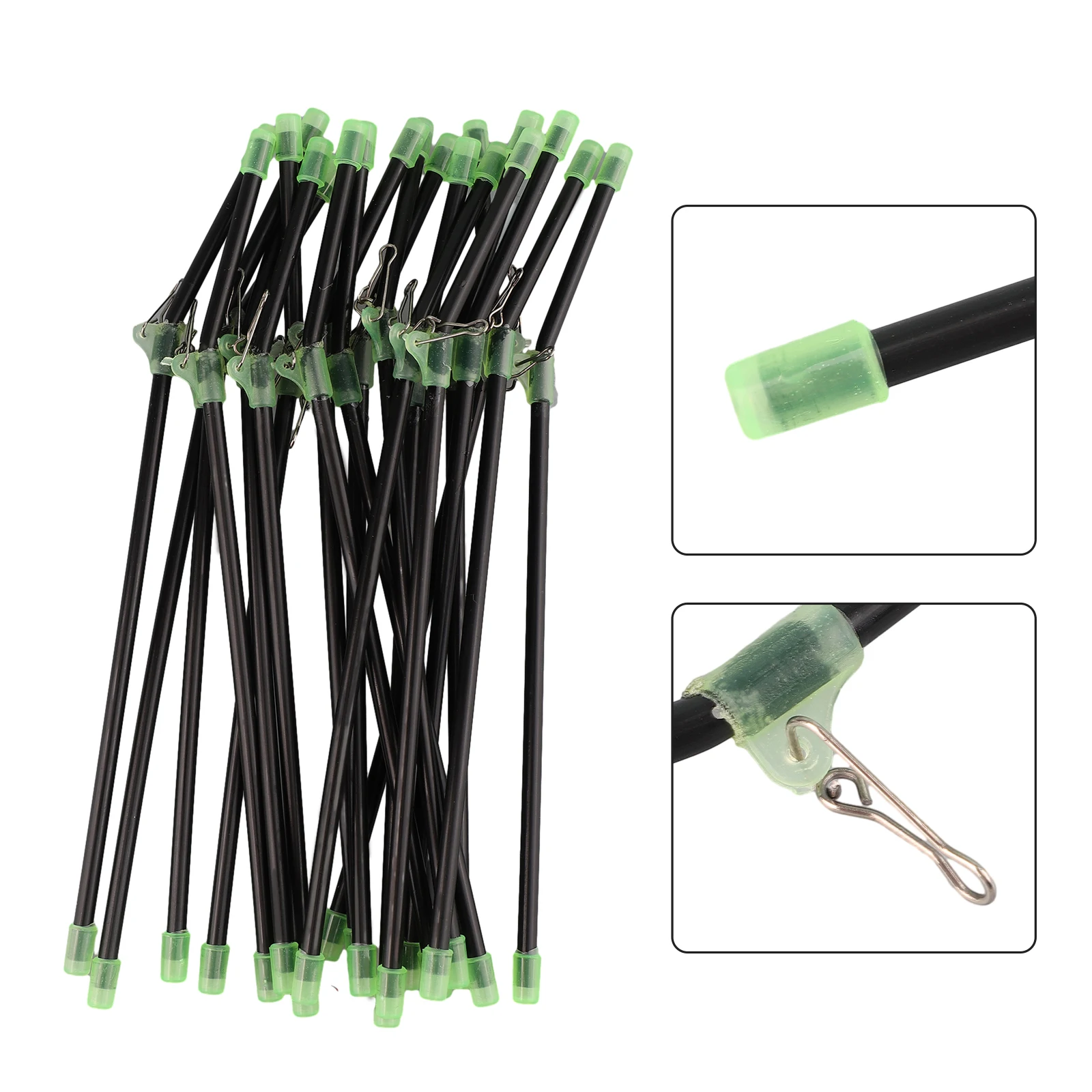 Connector Anti Tangle Boom 200*4.5mm 20pcs Balance Connector Black European Style Fishing Fishing Tool Convenient
Connector Anti Tangle Boom 200*4.5mm 20pcs Balance Connector Black European Style Fishing Fishing Tool Convenient