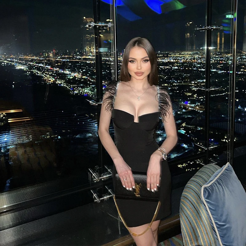 Black Color Women Sexy Sleeveless Square Collar Bodycon Mini Bandage Dress Birthday Celebrate Party Outfit Wholesale
Black Color Women Sexy Sleeveless Square Collar Bodycon Mini Bandage Dress Birthday Celebrate Party Outfit Wholesale