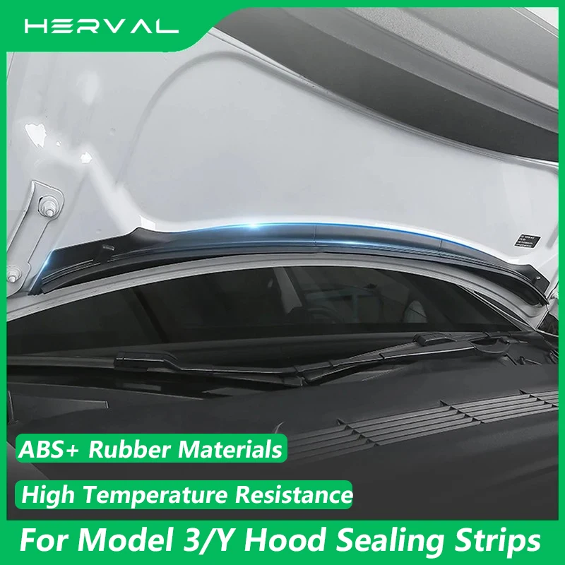 Herval Hood Sealing Strips For Tesla Model Y 3 Front Trunk Rainproof Air Inlet Protective Cover Car Modification Accessories
Herval Hood Sealing Strips For Tesla Model Y 3 Front Trunk Rainproof Air Inlet Protective Cover Car Modification Accessories