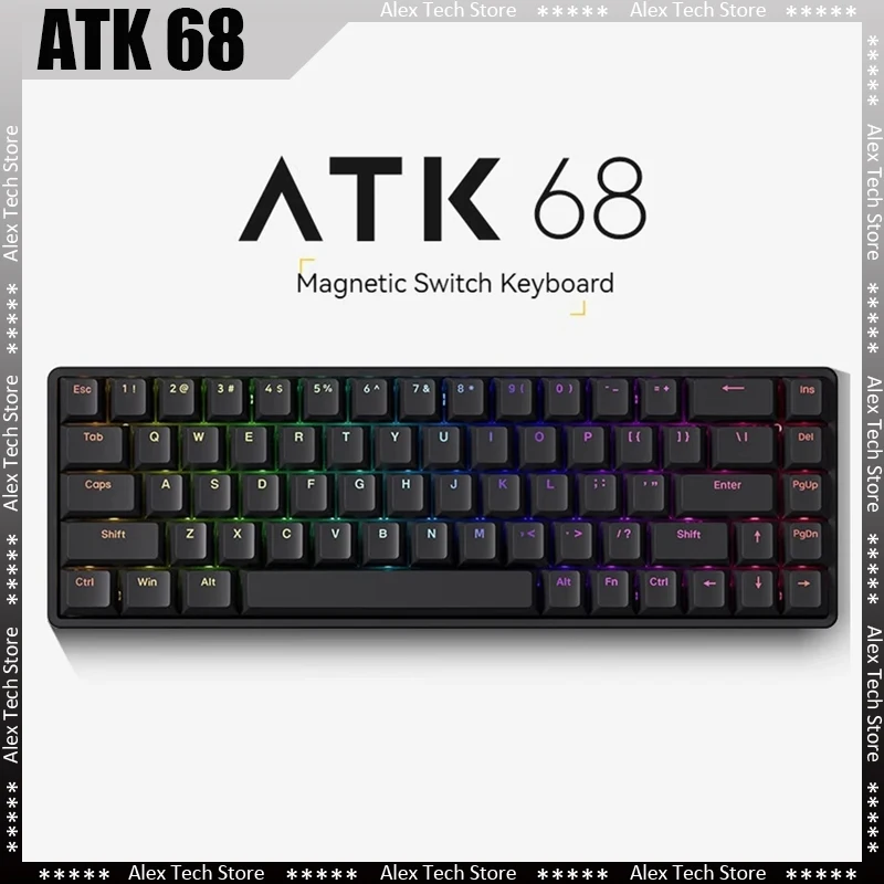 Gaming Keyboard ATK68 Magnetic Switch Smart Speed X Quick Trigger Aluminum Alloy E-sports Gamer Mechanical Keyboard Rgb Pc Gift
Gaming Keyboard ATK68 Magnetic Switch Smart Speed X Quick Trigger Aluminum Alloy E-sports Gamer Mechanical Keyboard Rgb Pc Gift