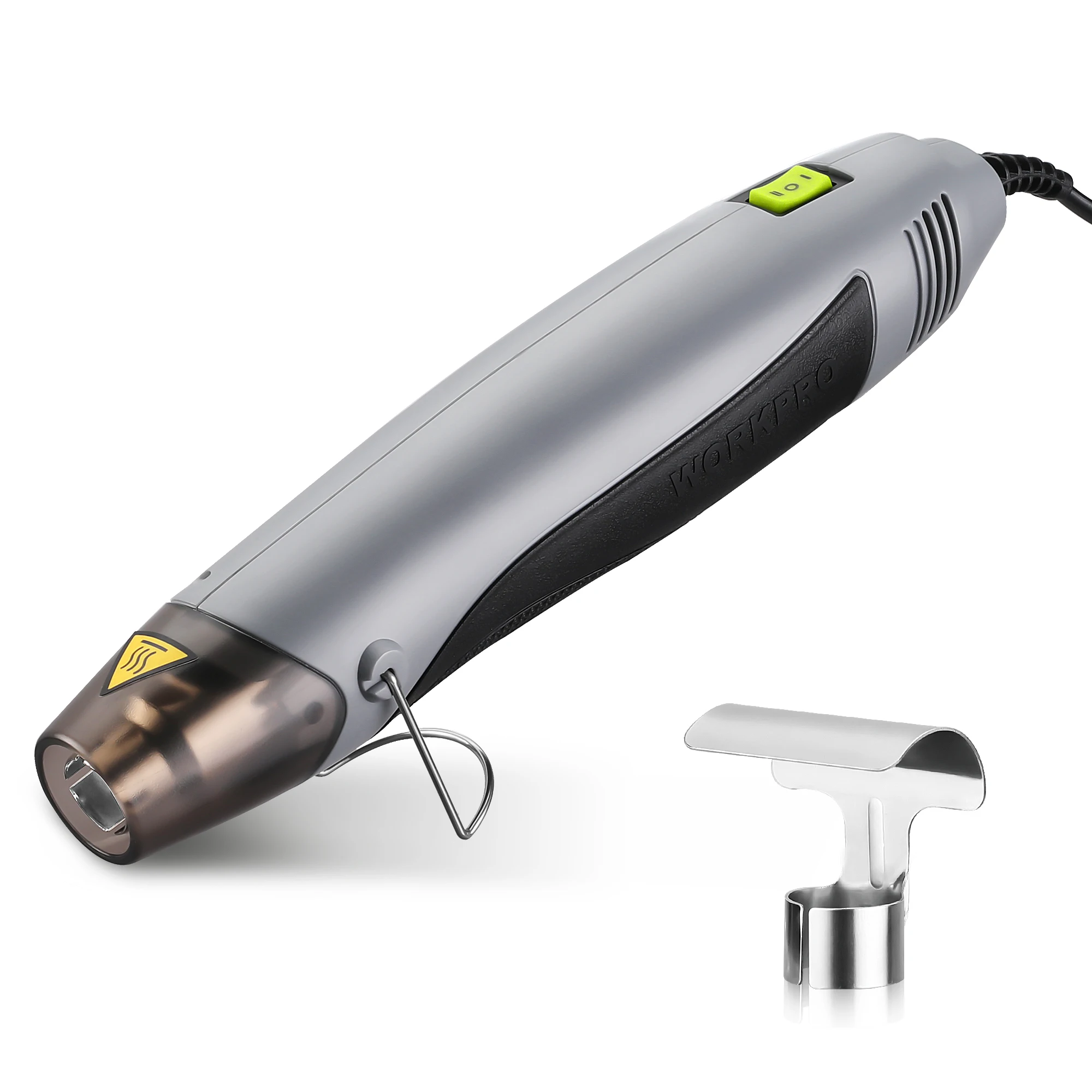 WORKPRO Heat Gun, 400W Mini Hot Air Gun with Reflector Nozzle, 2 Temp Settings 250℃/450℃,Shrink Wrapping PVC, Drying Paint
WORKPRO Heat Gun, 400W Mini Hot Air Gun with Reflector Nozzle, 2 Temp Settings 250℃/450℃,Shrink Wrapping PVC, Drying Paint