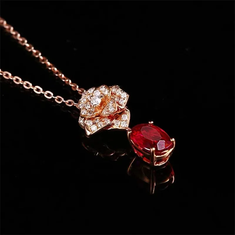 European and American High-grade Zircon Flower Necklace Earrings Fashion Red Drops Wedding Oval Bride Jewelry Women's Jewelry
European and American High-grade Zircon Flower Necklace Earrings Fashion Red Drops Wedding Oval Bride Jewelry Women's Jewelry