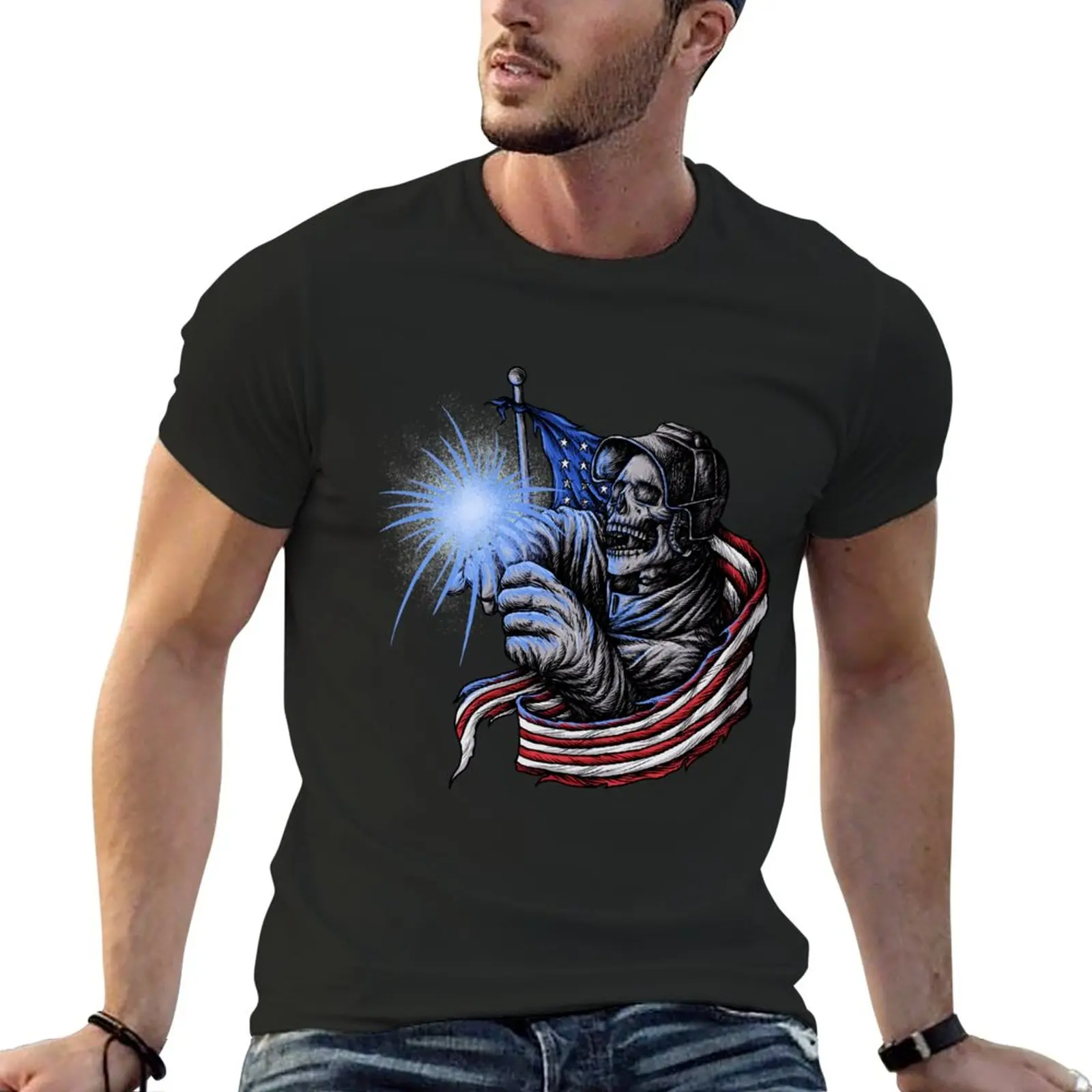 American Welder Skull Blue T-Shirt new edition customs design your own vintage mens graphic t-shirts pack
American Welder Skull Blue T-Shirt new edition customs design your own vintage mens graphic t-shirts pack