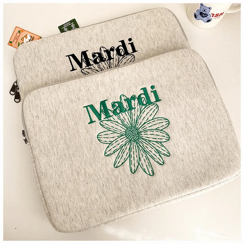 Korea Embroidery Letters Flowers IPad Tablet Sleeve Bag Pro 9.7 10.8 11 13 13.3 15inch Laptop Storage Bag Protective Inner Pouch
Korea Embroidery Letters Flowers IPad Tablet Sleeve Bag Pro 9.7 10.8 11 13 13.3 15inch Laptop Storage Bag Protective Inner Pouch