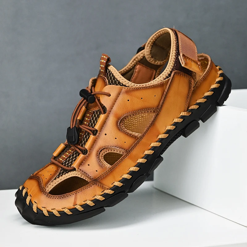 Men Shoes High Quality Climbing Fashion Fisherman Hiking Climbing Genuine Leather Water Trekking Sandals Outdoor Beach Slippers
Men Shoes High Quality Climbing Fashion Fisherman Hiking Climbing Genuine Leather Water Trekking Sandals Outdoor Beach Slippers