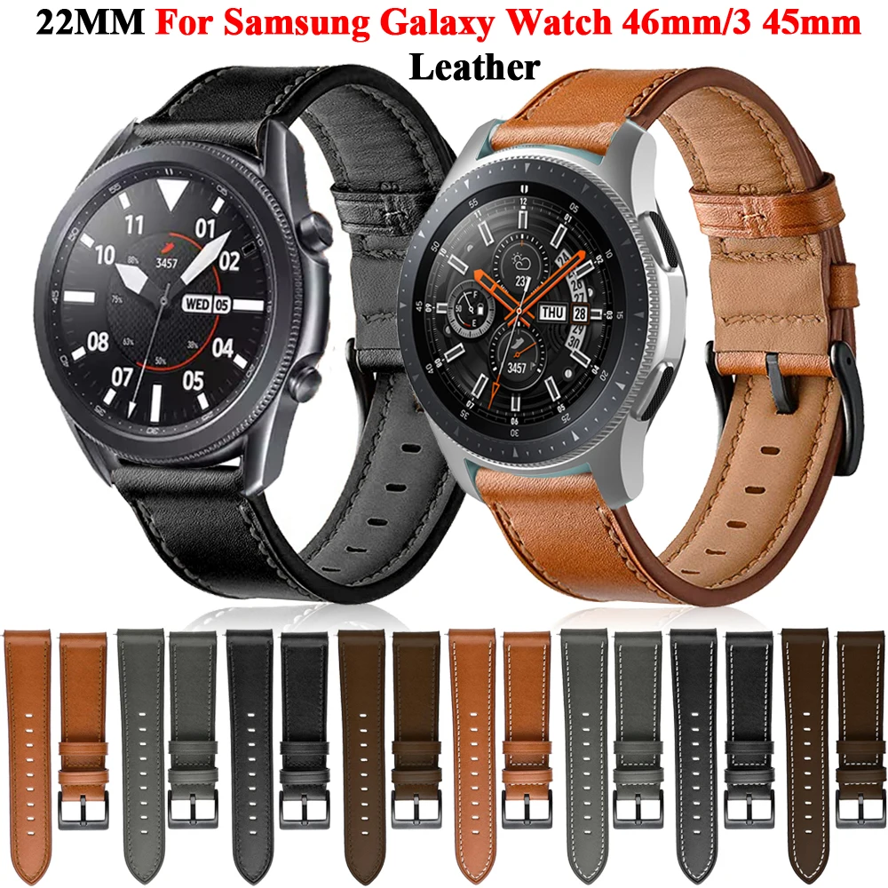 For Samsung Galaxy Watch 3 41 45mm Strap 22 20mm Leather Bracelet Watchbands Galaxy Watch 42 46mm Active 2 S3 Frontier Wristband
For Samsung Galaxy Watch 3 41 45mm Strap 22 20mm Leather Bracelet Watchbands Galaxy Watch 42 46mm Active 2 S3 Frontier Wristband