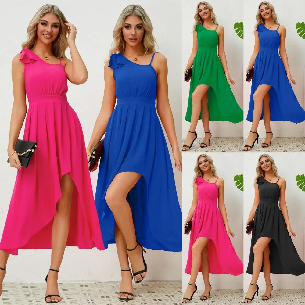 Women's Mini Bodycon Dress Bow One Shoulder Sleeveless Party Cocktail Short Fitted Dresses A Line Side Slit Vintage Clothes
Women's Mini Bodycon Dress Bow One Shoulder Sleeveless Party Cocktail Short Fitted Dresses A Line Side Slit Vintage Clothes