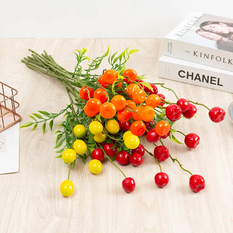 Artificial Fruit Picks Fake Lemon Plants Branch Red Orange With Green Leaves Stem Home Party Room Decoration
Artificial Fruit Picks Fake Lemon Plants Branch Red Orange With Green Leaves Stem Home Party Room Decoration