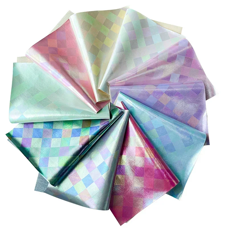 1 yard Iridescent Geometry Faux Leather 30x135cm Synthetic Leather Solid Color Shiny Vinyl Fabric for DIY Bows Earrings Crafts
1 yard Iridescent Geometry Faux Leather 30x135cm Synthetic Leather Solid Color Shiny Vinyl Fabric for DIY Bows Earrings Crafts