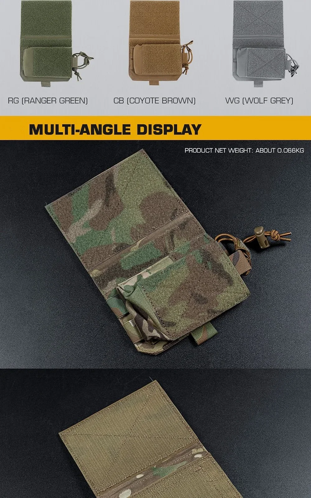 

Tactical Single Magazine Pouch Horizontal Utility Pack Radio Pouch MAG Insert Flap Cover For MK2 MK3 MK4 Tactical Chest Rig Vest