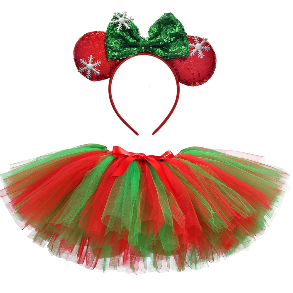 

Girls Christmas Tutu Skirt Red Snowflake Kids Tulle Skirt Fluffy Mini Tutu Skirt for Baby Girl New Year Xmas Party Costume 0-14Y