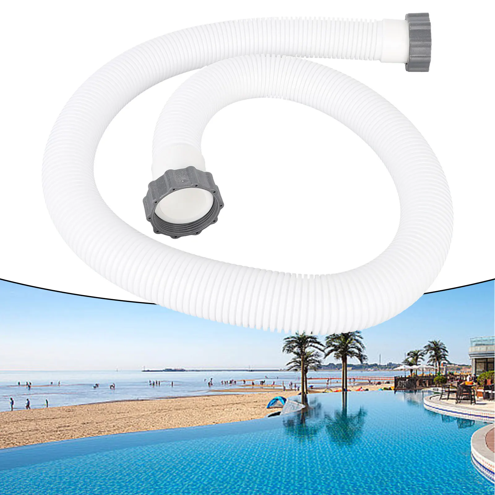 Accessory Hose for Soft Sided Pools 1 5 Diameter 59 Replacement 29060E Hose & Nut Set for Pump Essential for Pool Upkeep
Accessory Hose for Soft Sided Pools 1 5 Diameter 59 Replacement 29060E Hose & Nut Set for Pump Essential for Pool Upkeep