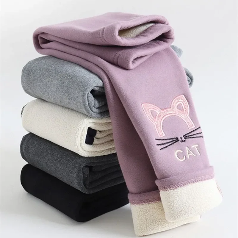 Girls Leggings Winter Pants Children Thick Plus Velvet Warm Trousers with Fleece Warm Elastic Waist
Girls Leggings Winter Pants Children Thick Plus Velvet Warm Trousers with Fleece Warm Elastic Waist