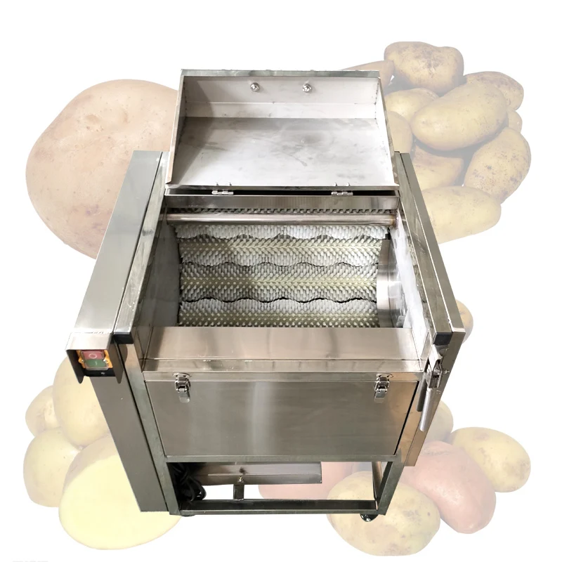 Vegetable Fruit Brush Washing Machine Stainless Steel Taro Potato Carrot Sweet Potato Peeling Cleaning Machine
Vegetable Fruit Brush Washing Machine Stainless Steel Taro Potato Carrot Sweet Potato Peeling Cleaning Machine