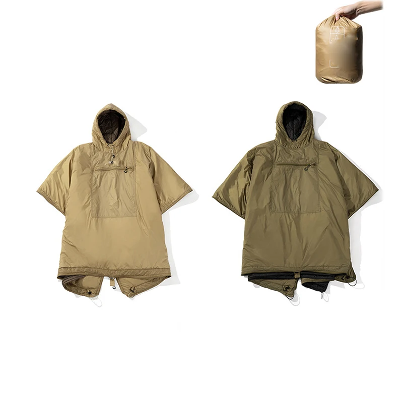 Garden Camping Wearable Cape Outdoor Camping Cotton Sleeping Bag Adult Warm Portable Quilt Nature Hike Camping Equipment
Garden Camping Wearable Cape Outdoor Camping Cotton Sleeping Bag Adult Warm Portable Quilt Nature Hike Camping Equipment